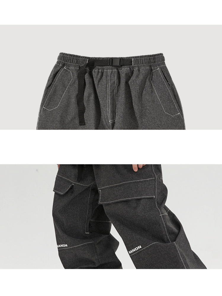 Denim-Look Baggy Snow Pants – Men's | NANDN