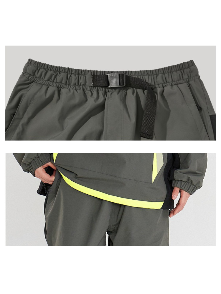 Bold Block 10K Colorblock Snow Pants – Unisex | NANDN