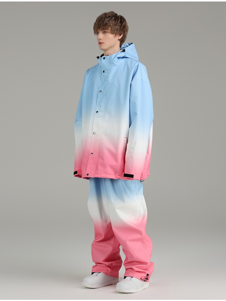 Gradient Ice Cream Snow Suit - Men's | Searipe