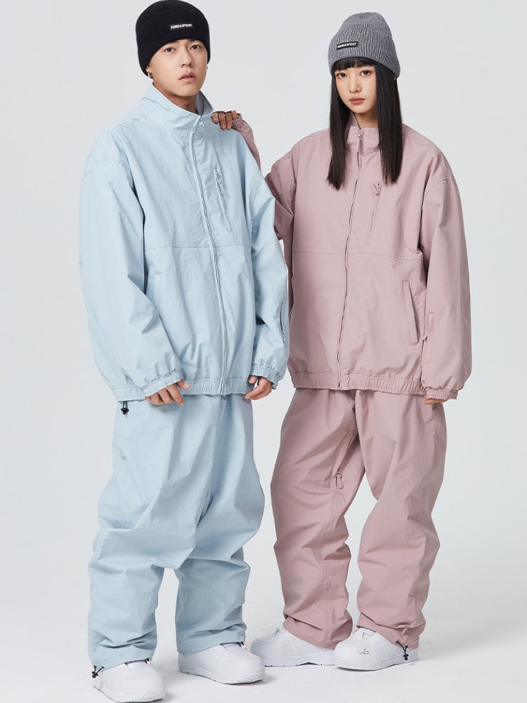 Searipe Baggy Style Monochrome Shell Snow Suit - Women's