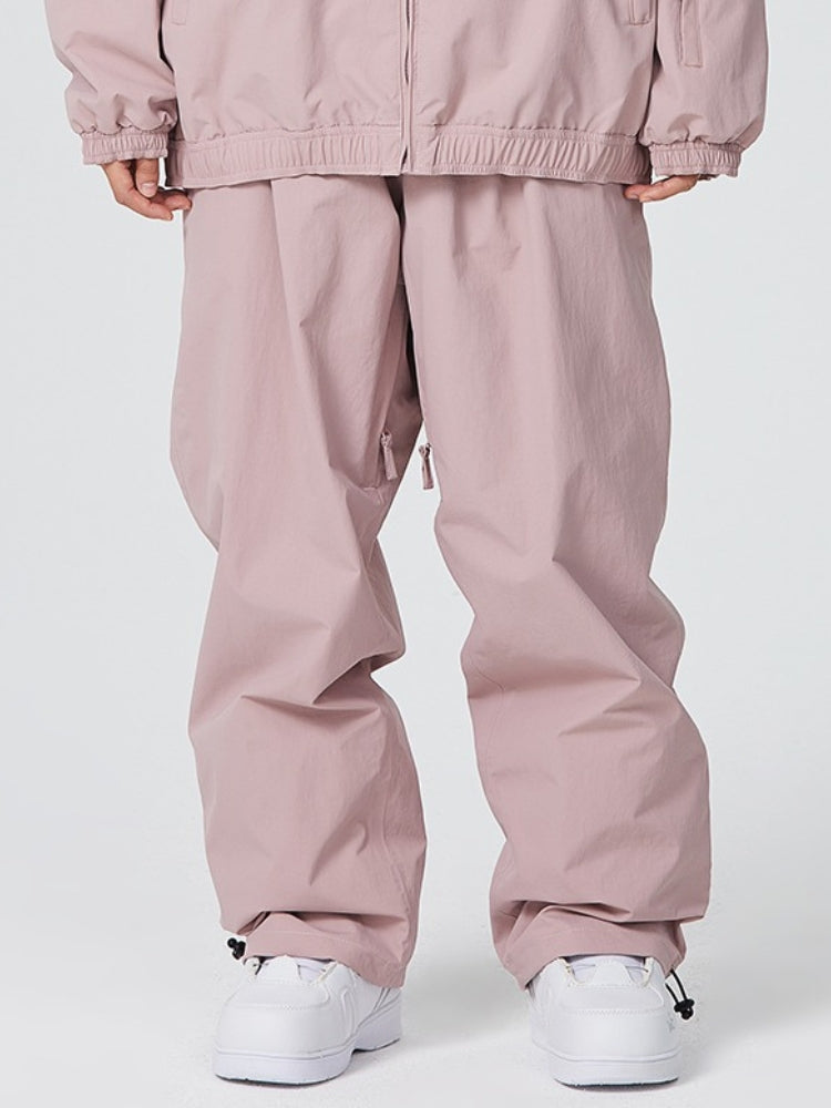 Searipe Baggy Style Monochrome Shell Snow Suit - Women's