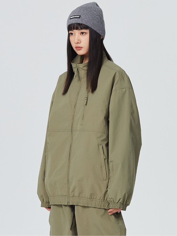 Searipe Baggy Style Monochrome Shell Snow Suit - Women's